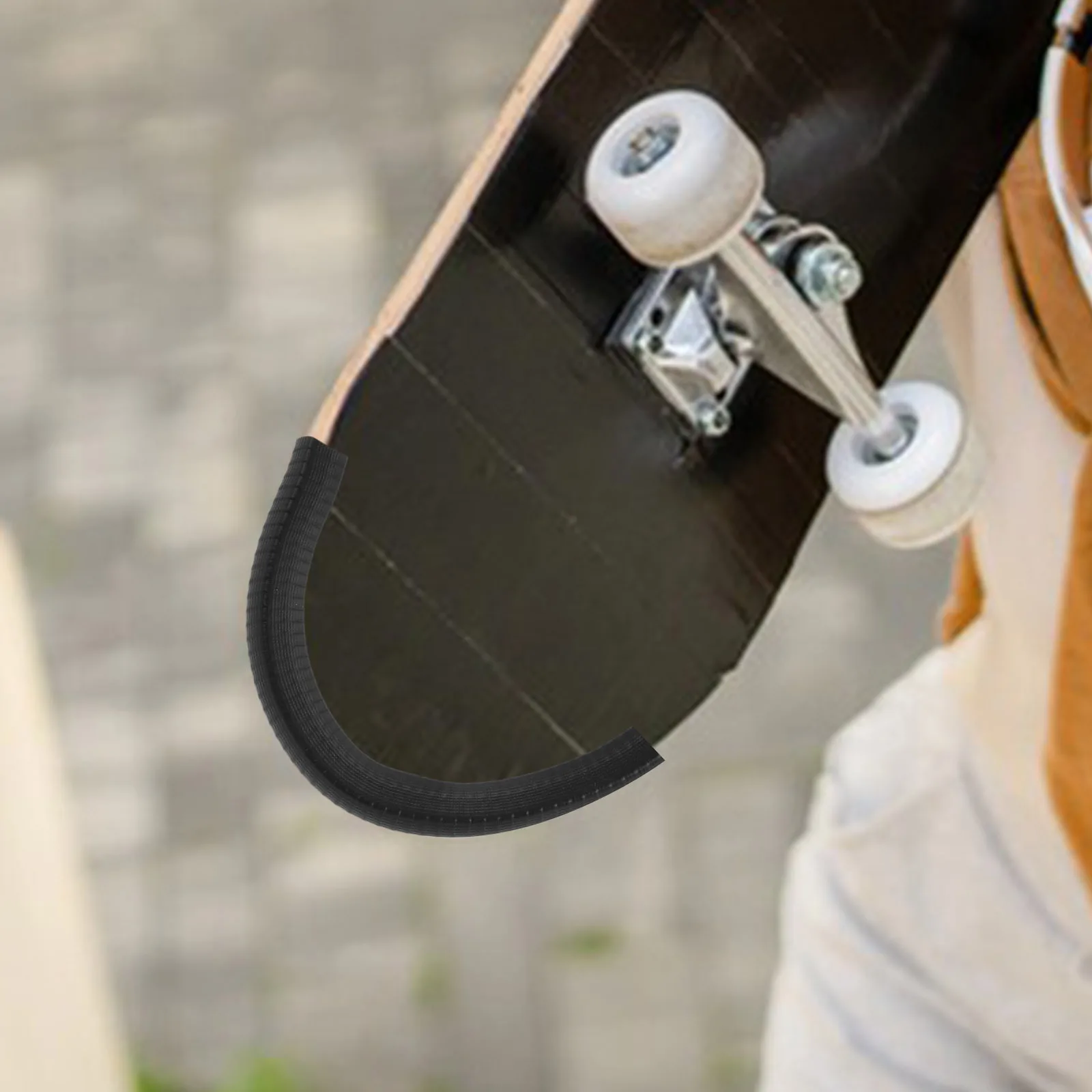 

4Pcs Silicone Skateboard Protectors Anti-Collision Corner Guards Deck Edge Nose Guard Shock Absorbing Skateboard Accessories