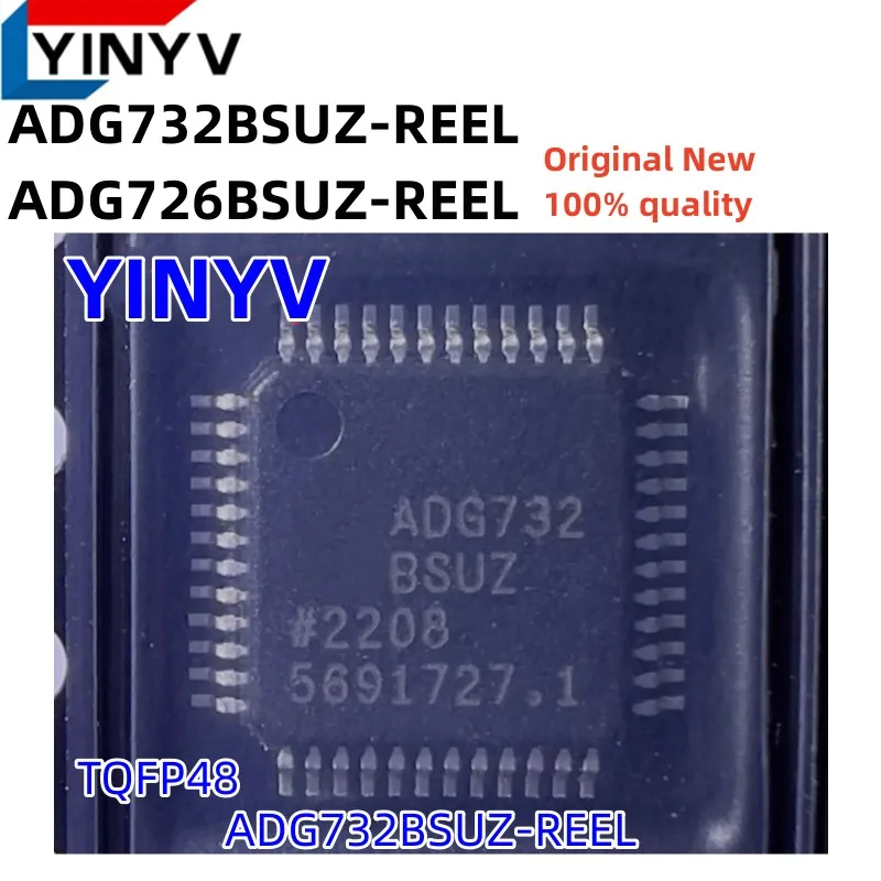 

5Pcs ADG732BSUZ-REEL ADG732BSUZ ADG732 ADG726BSUZ-REEL ADG726BSUZ ADG726 TQFP48 Analog Multiplexer Original New 100% quality