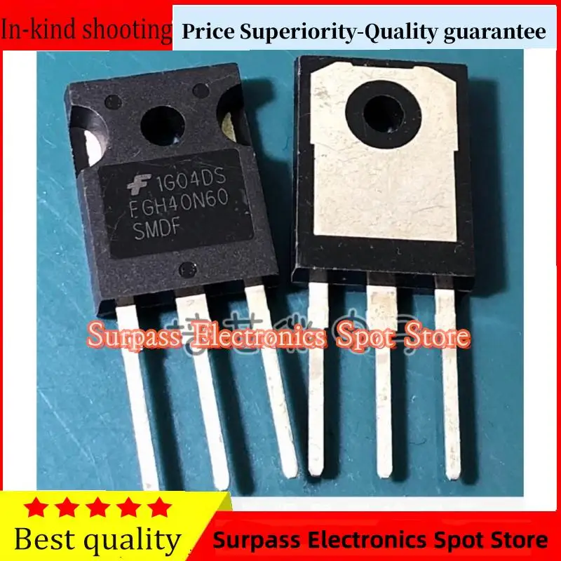 

10PCS-100PCS FGH40N60SMDF IGBT TO-247 40A600V Price Superiority-Quality guarantee