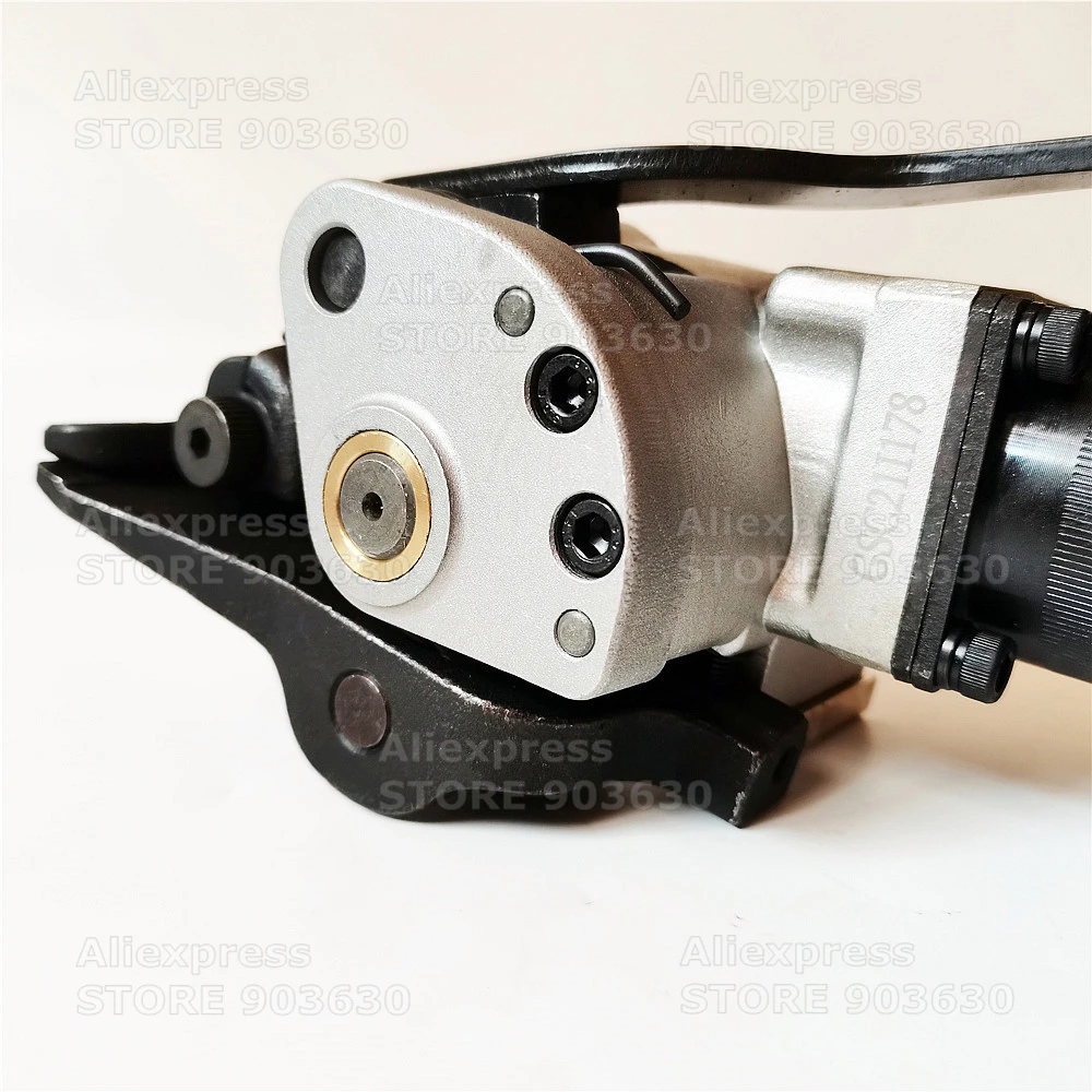 Strapping Tensioner Pneumatic Steel Strapping Machine Banding Tool Heavy Duty Split Type Baler for 1.25'' Width Strapping