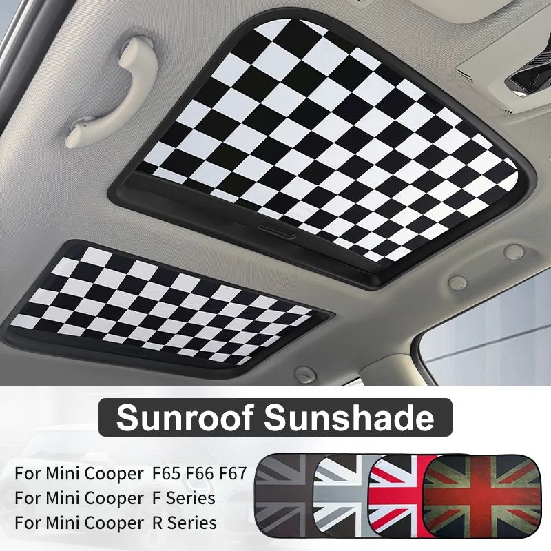 

For Mini Cooper F56 F60 F55 F65 F66 R56 R60 Car Sunroof Sunshade Cover Sunscreen Protector UV Heat Isolate Foldable Accessories