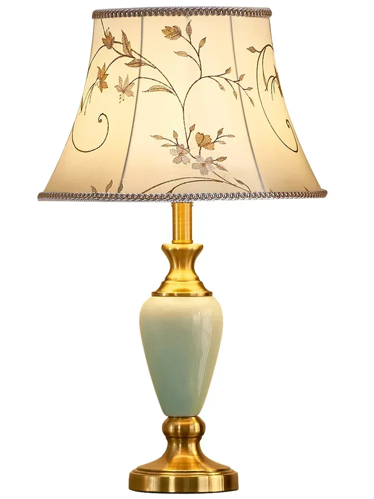 Light Luxury Living Room Ceramic Table Lamp Nordic Simple
