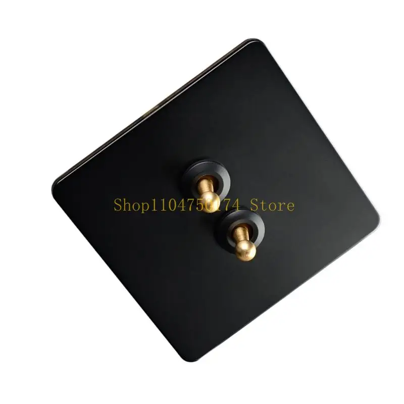 Strong Electrical Switches Panel French Toggle Mechanism Fireproof Housing Indoor Installation for Home Top Sale