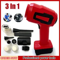 Fit Milwaukee Portable Rechargeable Handheld 120W Car Vacuum Cleaner 3 In1 Electric Vacuum for Home & Car Fo 18V Li-ion Battery