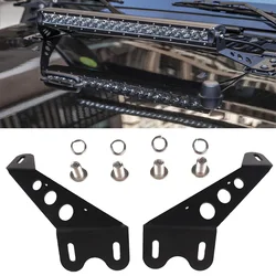 Led Light Bar Work Light Mounting Bracket Offroad Drive Led Engine Cover Windshield Holder for Jeep Wrangler Jk 2007-2017