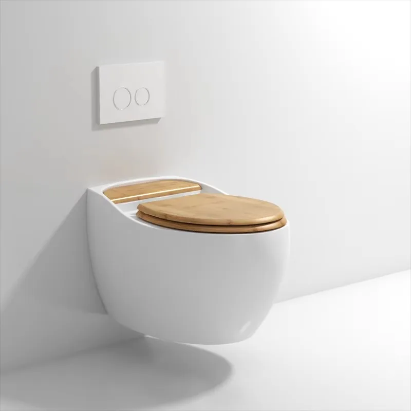 High Quality Bathroom Floating WC Wall Mounted Toilet Ceramic Elongated Water Closet Wall Hung Toilet for Hotel