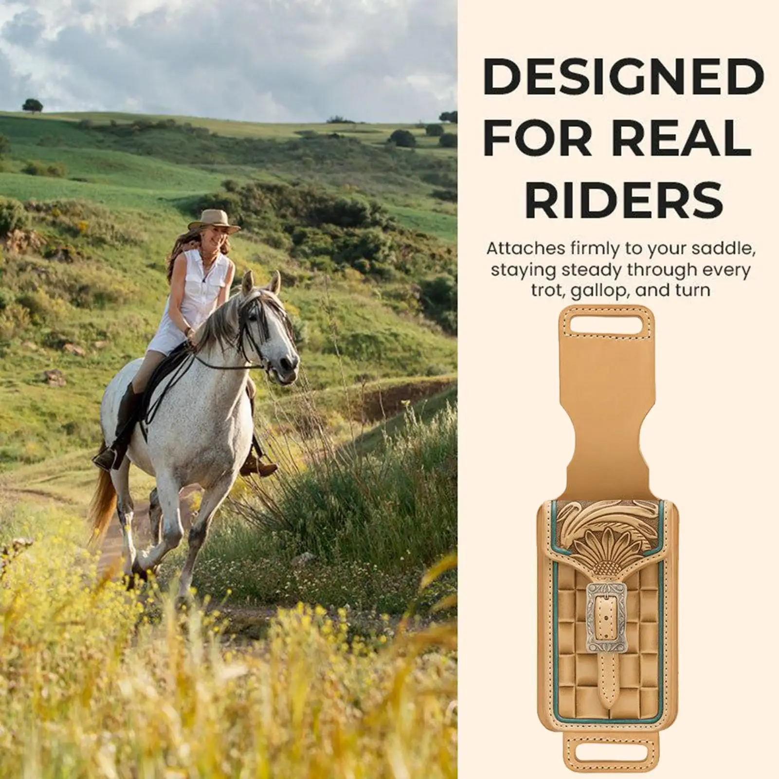 الغربية الهاتف الخليوي الحافظة ركوب الخيل اكسسوارات كاوبوي حامل الهاتف المحمول الحقيبة لراكبي الفروسين المزارع الحصان المدربين