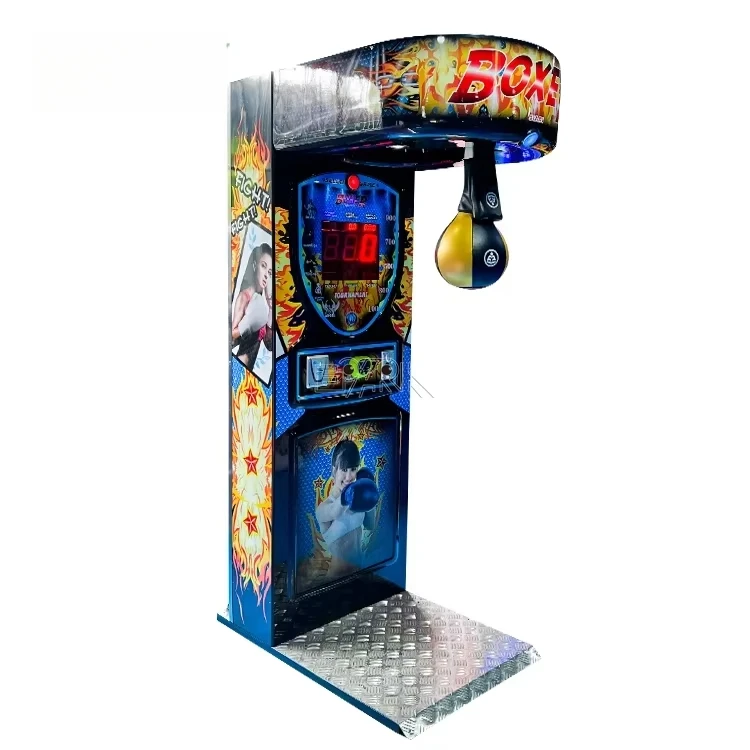 Coin Operated Game Street Amusement Park Electronic Hammer Boxing Machine Arcade Boxing Punch Machine Price For Sale