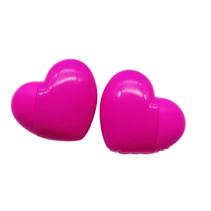 2022 Unique Heart Shaped Lip Gloss Tubes Rose Red 5ML Liquid Lipstick Packaging Women Makeup Cosmetic Lipgloss Containers 25pcs