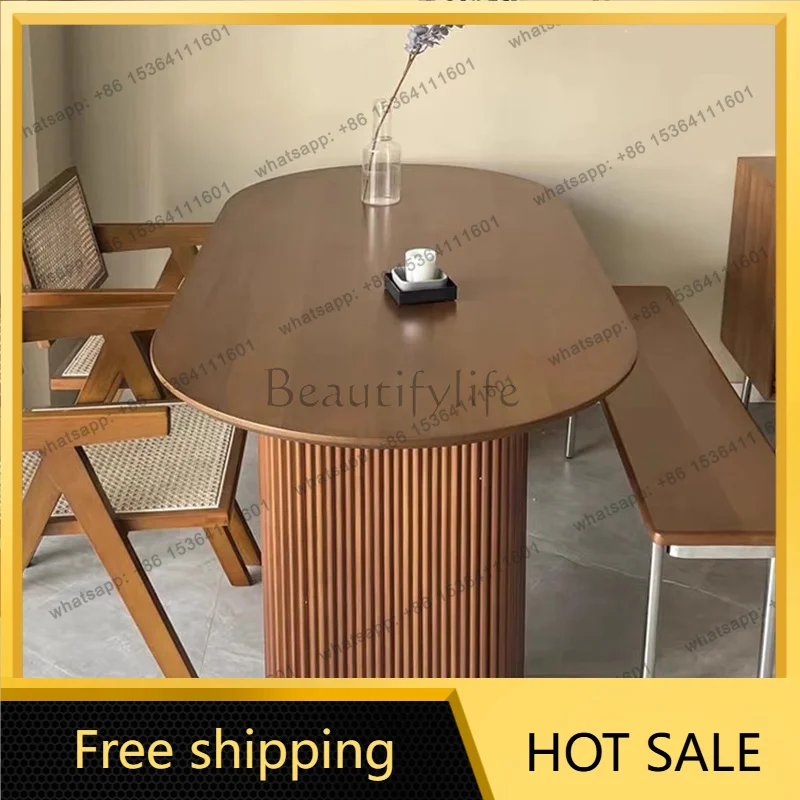 FG Restaurant Luxury Dining Table Makeup Living Room Wood Modern Dining Table Luxury Center Dressing Muebles Commercial Furnitur