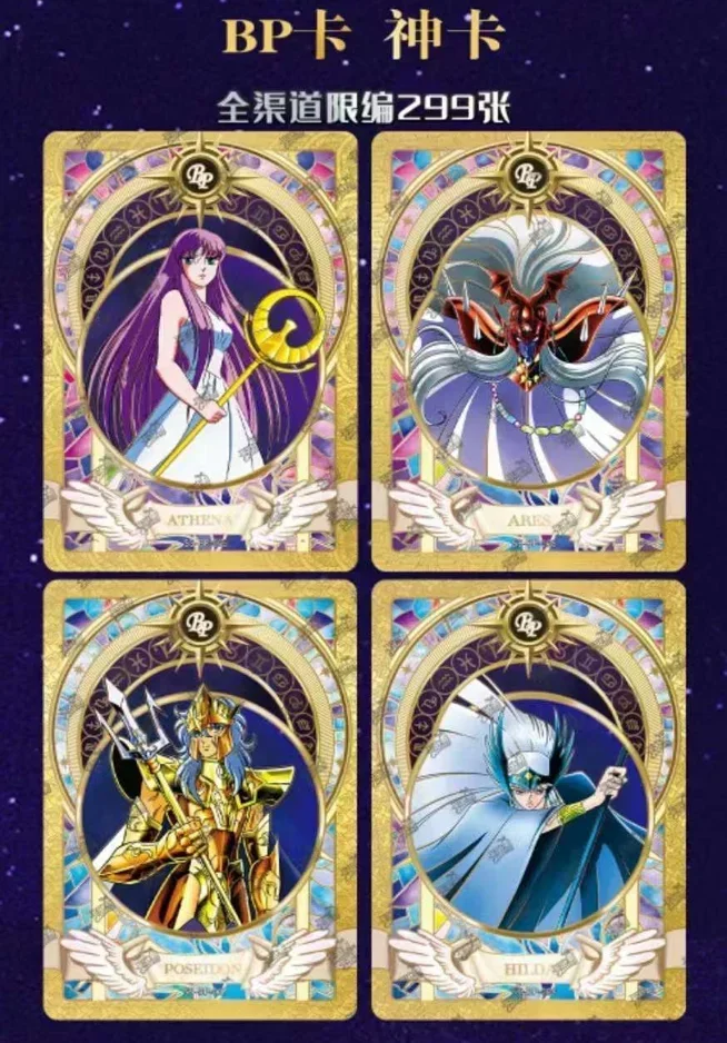 KAYOU-cartas genuinas de Saint Seiya, cartas del despertar de Saint Cloth, Saori Kido SE, tarjetas raras de BP God, tarjeta de colección dorada