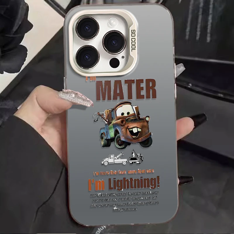 Lightning McQueen 95 Auto Telefoonhoesje voor IPhone 17 16 15 14 13 12 11 Pro Max Plus 17 Air 16E X XR XS Max Bumper Schokbestendige Cover