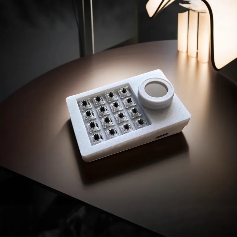 TP78 Foc Knob Mechanical Keyboard Wired Customized Mini Expansion Hot Swap1k Return Rate VIA E-sports Gaming Mechanical Keyboard