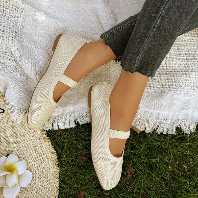 2025 Neue Modische Bequeme Mesh-Flachloafer Retro Atmungsaktive Lässige Damen Leichtgewichtige Flache Schuhe Zapatos De Mujer – Detail 6