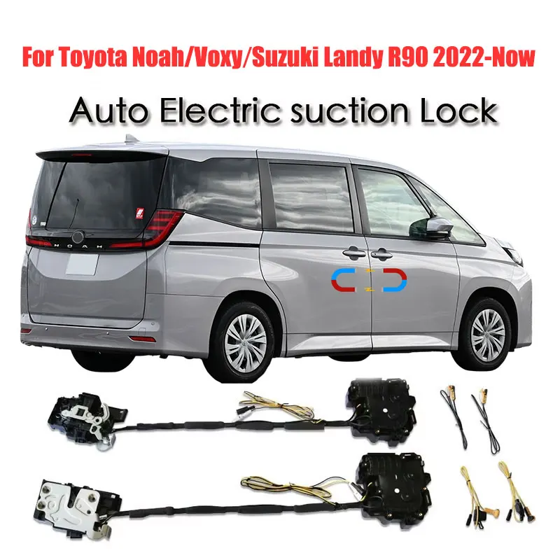 For Toyota Noah/Voxy R90 2022-Now Car Soft Close Door Latch Pass Lock Actuator Auto Electric Absorption Suction Silence Closer