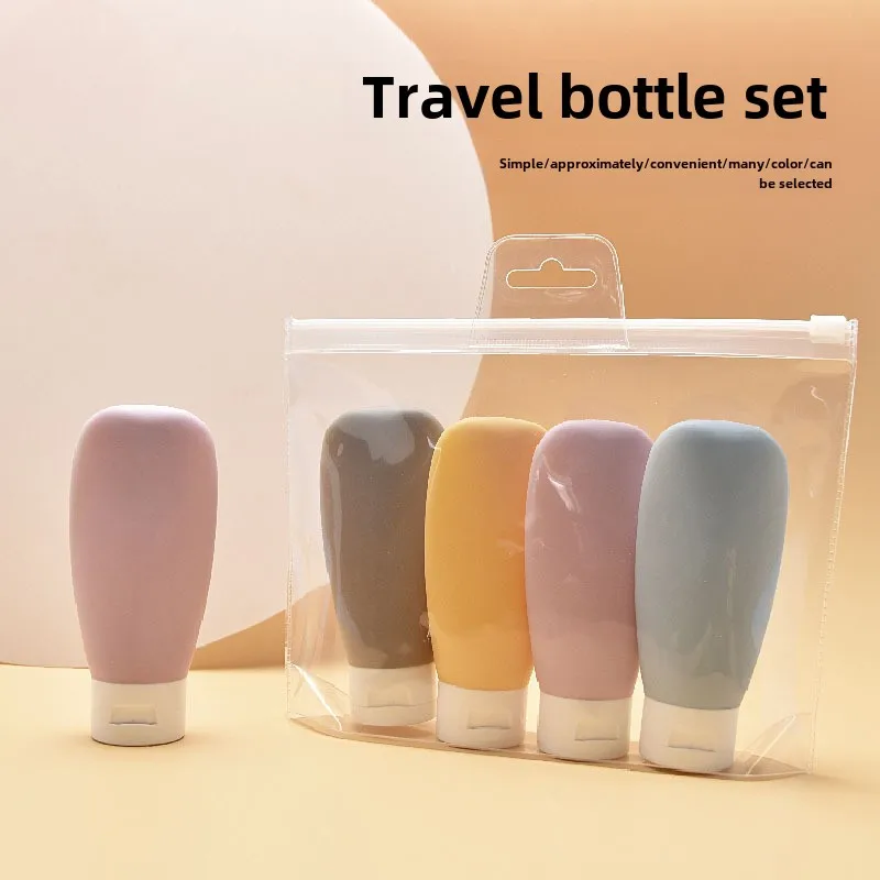 

Morandi Hose Squeeze Bottle Portable Skincare Dispenser Bottle Lotion Hand Cream Shower Gel Travel Set Empty Bottle