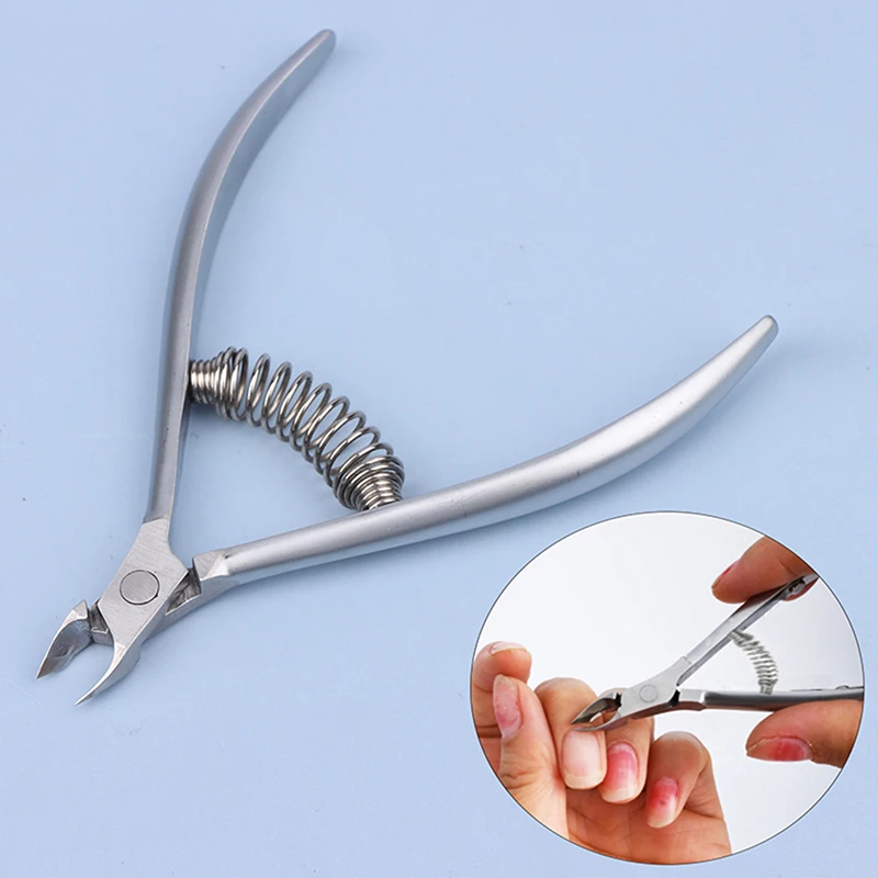 

Stainless Steel Cuticle Trimmer Professional Nail Nipper Cuticle Remover For Fingernails Toenails Dead Skin