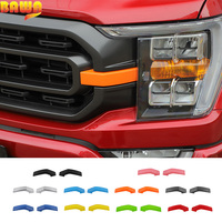 BAWA ABS Front Center Grille Cover Trim For Ford F150 2021 2022 2023 2024 Car Decoration Protection Exterior Accessories