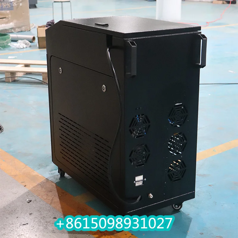 200W JPT Pulsed Laser Cleaning Machine for Remove Rust Oil Paint Metal Wood Air Cool Laser Aluminum Oxide Layer Model Cleaning