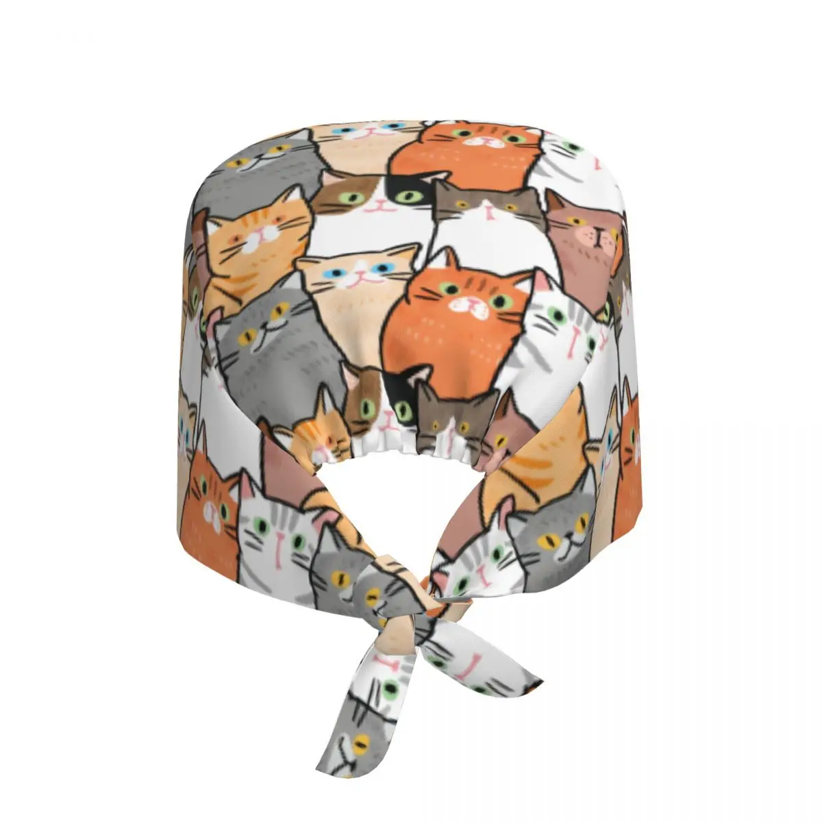 Fashion Work Hat Cartoon Cute Cats Casual Wash Hat Bag Cap Articulos