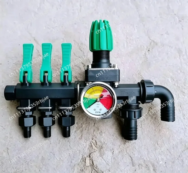 Four Way Distributor Valve Water Distributor Pressure Regulating Control Valve for Agricultural Spraying Machines