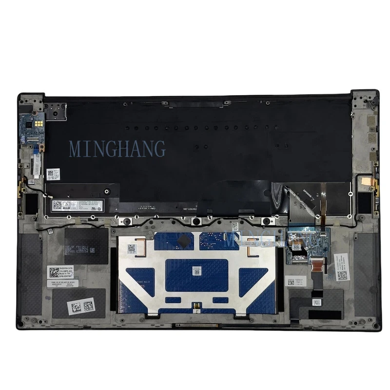 M   For DELL Precision 5550 5560 5570 Top Palmrest backlit Keyboard trackpad 0DKFWH