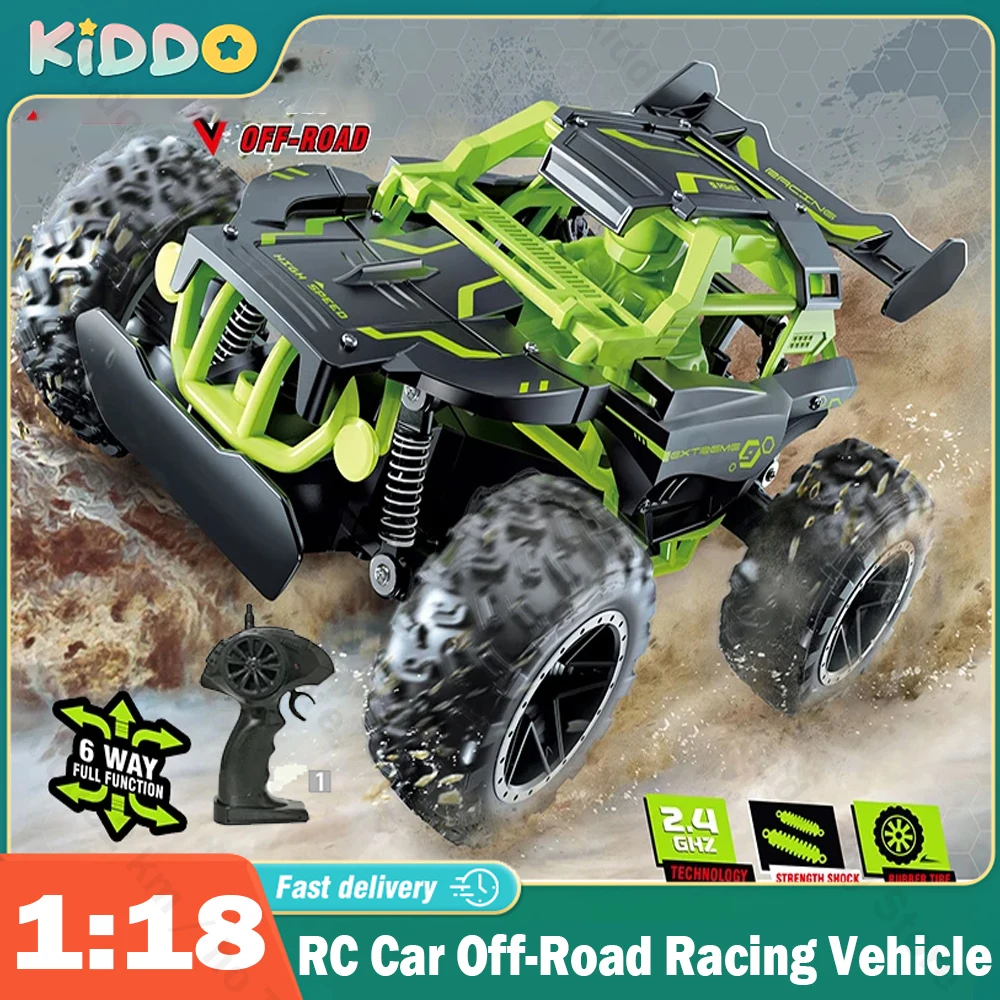 

1:18 RC Car Off-Road Climbing Racing Vehicle Drift Cars 2.4G High Speed Buggy Remote Control Trucks Toys Gifts for Boys Girls