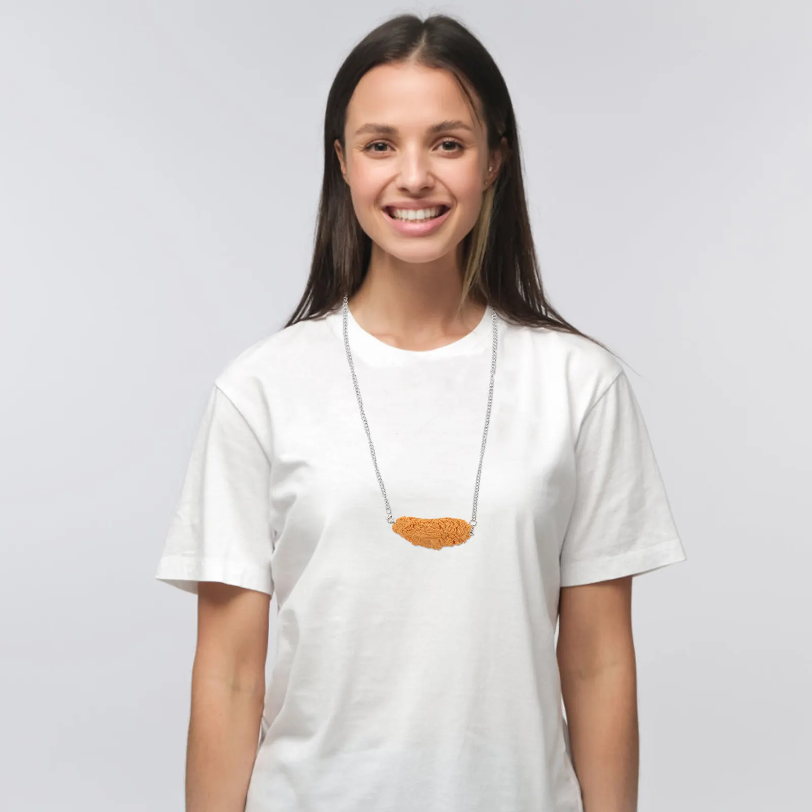 Realistic Fake Food Necklace for Women – Creative Food Pendant Jewelry, Stylish Fashion Accessory & Trendy Gift