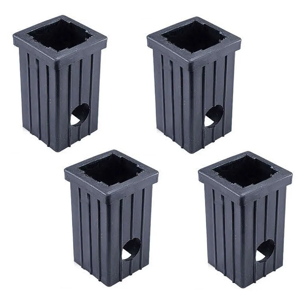 Square Tube Sleeve Set 4pcs For Gym Rig Construction Made Of Sturdy PP PE Material Compatible With Standard Sizes