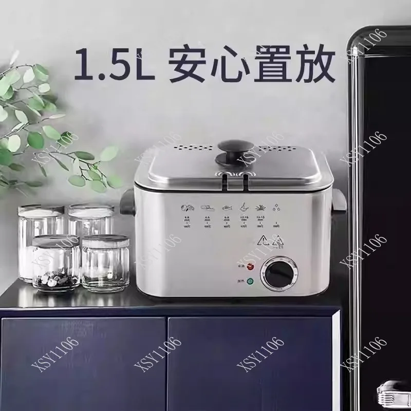 Automatic Electric Deep Fryer Multifunctional Temperature Control Fryer Pot for Home Use