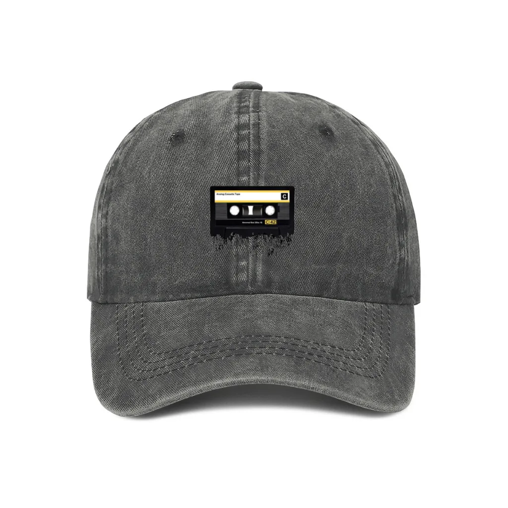 The death of the cassette tape Unisex Baseball Hat Outdoor Sunscreen Adjustable Snapback Caps Hip Hop Breathable Trucker Hats