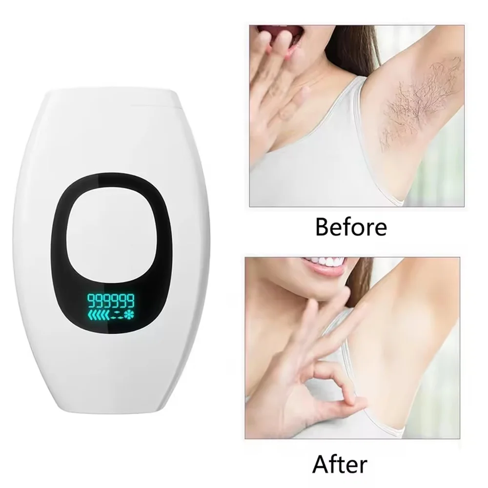Handheld Laser Hair Removal 999999 Flashes Painless High-frequency Female Permanent Epilator Electric Depilador Laser image 3