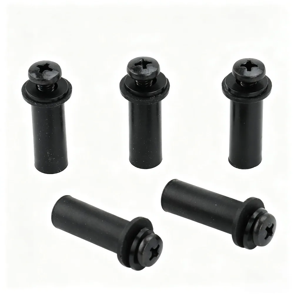 M4 Black Windshield Fastener Kit  15Pcs Bagged Auto Windshield Nuts Bolts Washers Universal Car Mounting Hardware Accessories