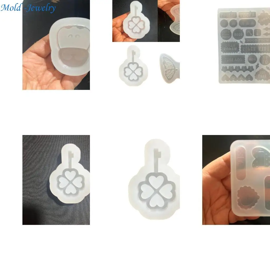 

69HB Dripping Resin Jewelry Making Mold Functional Home Decors Making Silicone Mould Shaker Moulds for Artistic Creation
