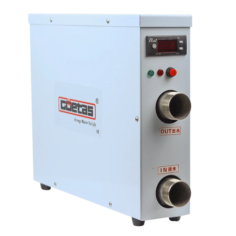 5.5-18KW مضخة الحرارة سخان مياه كهربي حمام سباحة سخان سبا مع شهادة CE 220 فولت/380 فولت #6