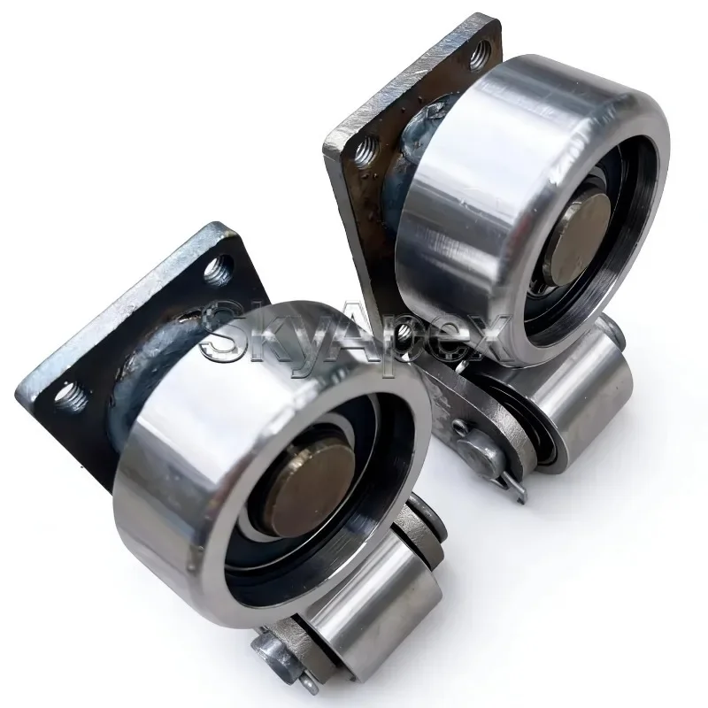 #Heavy Duty Deep Groove Ball Bearing Chrome Steel Hydraulic Goods Lift H-beam I-beam Guide Rail Wheel For Warehouse Lifting