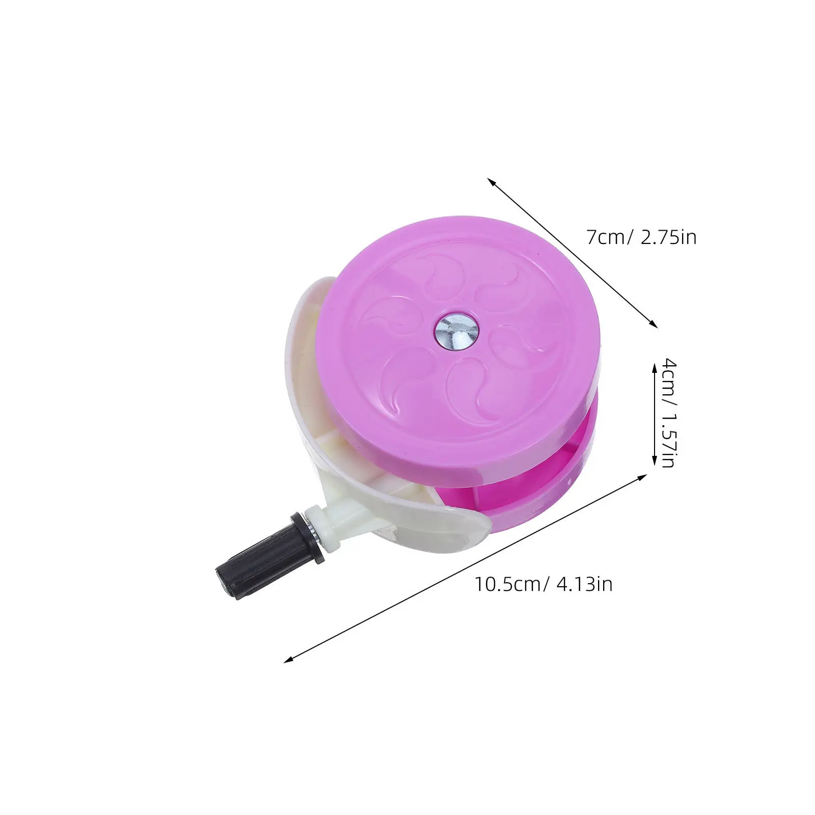 4Pcs Baby Walker Wheels Replacement Universal Silent Swivel Front Tires Smooth Stroller Wheel Assembly 4.13x2.75in Purple