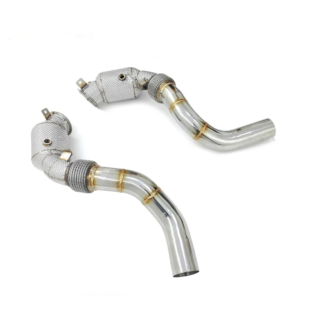 BMW N62 650i 550i F10 F12 4.4T SS304 Cated Downspout Car Accessories CSZ High Flow Exhaust Pipe