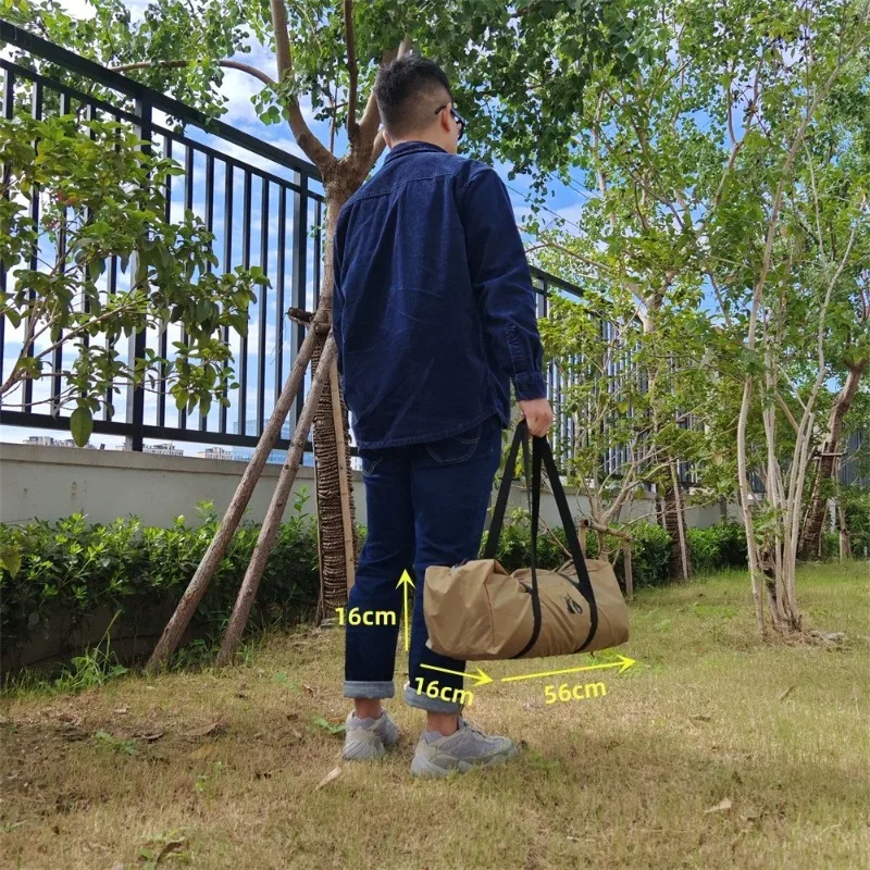 윤주 6MCETO 원룸 및 거실 하나, 야외 조명이 있는 고급 캠핑용 방수 가족용 차양막 핫 텐트