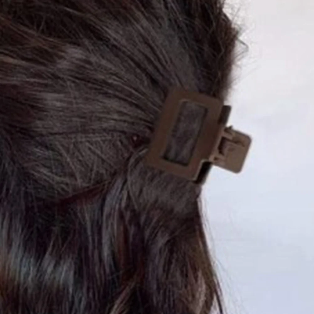 

4 шт., очаровательные квадратные зажимы для когтей, минималистичный дизайн, сильные когти, нескользящие аксессуары для волос для различных случаев