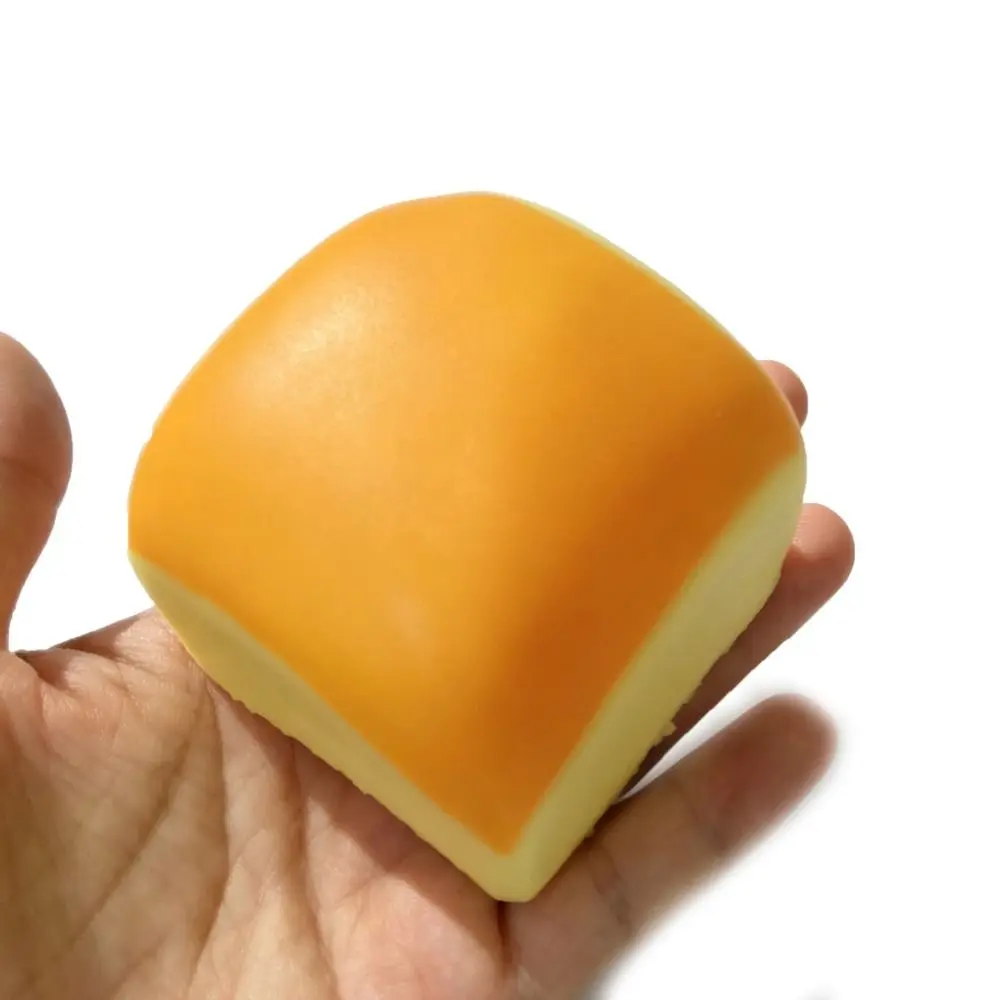 Soft Touch Fake Bread Stress Ball Slow Rising Realistic Toast Bread Cute Food Shape Squeezable Toast Squeeze Party Favors