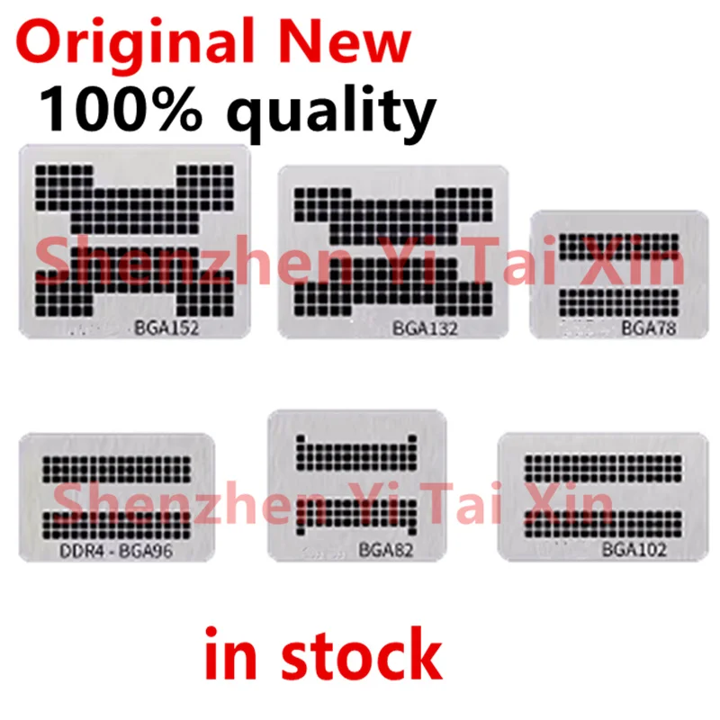 Memory Direct Heat BGA Reballing stencil Template Holder Jig For DDR4 DDR5 NAND BGA96 BGA78 BGA82 BGA102 BGA132 BGA152