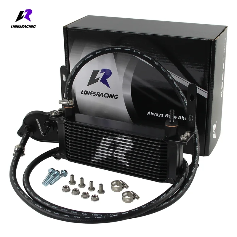 

Black Aluminum Oil Cooler 14 Rows AN8 Transmission With Adaptor Kit For Toyota Vios NCP150 NCP151/Altis ZRE172 1.8/ZGE20 Yaris