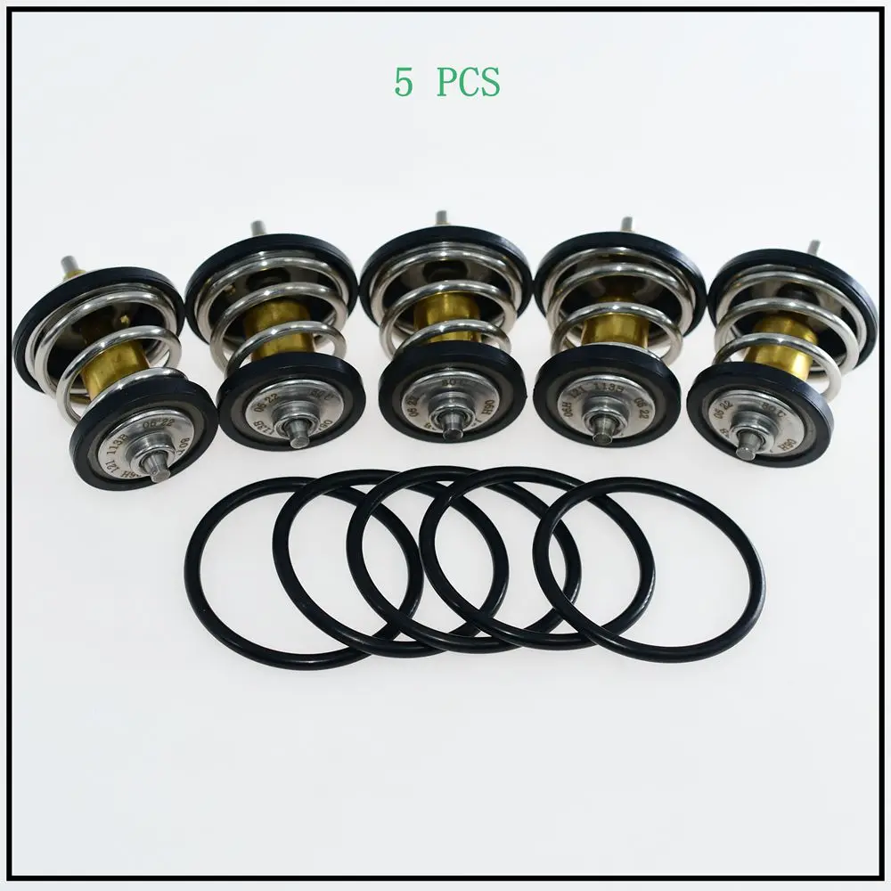 5-10 PCS 80 ℃ Thermostat For Jetta Golf MKV Tiguan Beetle CC EOS TT 2.0T Audi A3 A4 Q3 06H121113B 06H 121 113 B