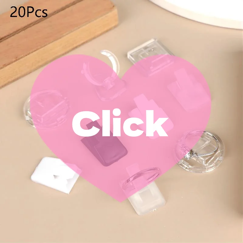 20Pcs Plastic Ring Display Holders Jewelry Storage Stands For Ring Showcase Counter Display Jewellery Decoration Stand Wholesal