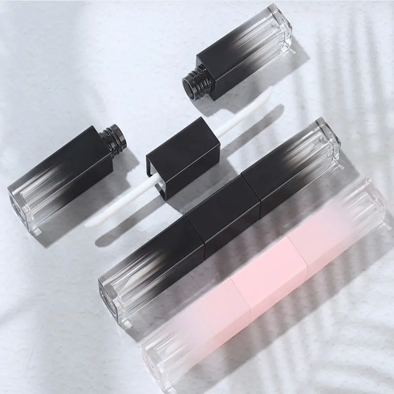 6ml Empty Lip Gloss Tube Container Square Lip Balm Tubes Double Side Lipstick Refillable Bottles Lipgloss Packing Bottles