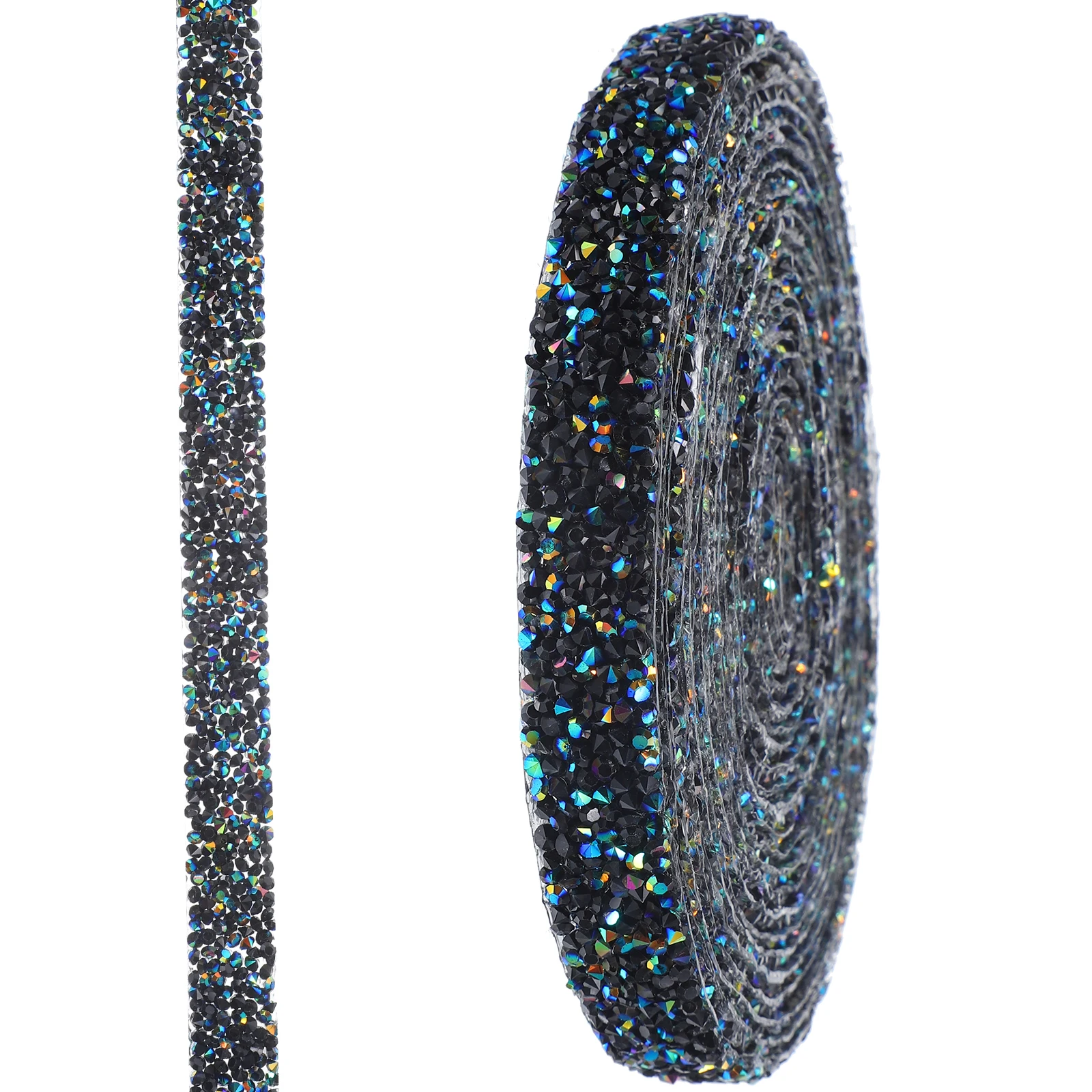 

Adhesive Rhinestone Strip Self Adhesive Rhinestones Stickers Hot Drill Bling Crafts Ribbon Non Fading Decor Bridal Veils Belts