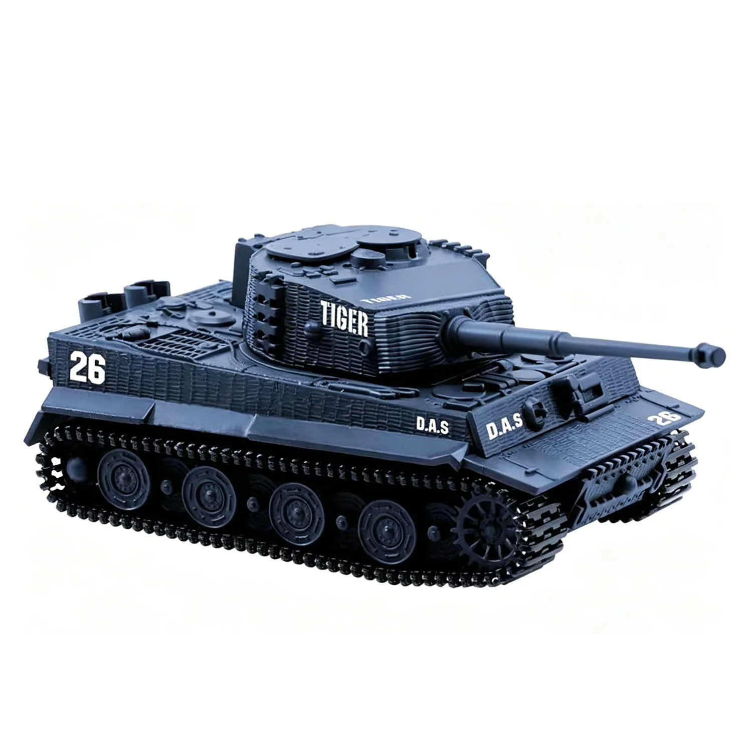 RTR 1/72 RC Tank Tiger Battle Tank Turret 360°Rotation Mini Toy Shooting Sound Painted Assembled Model TH24001