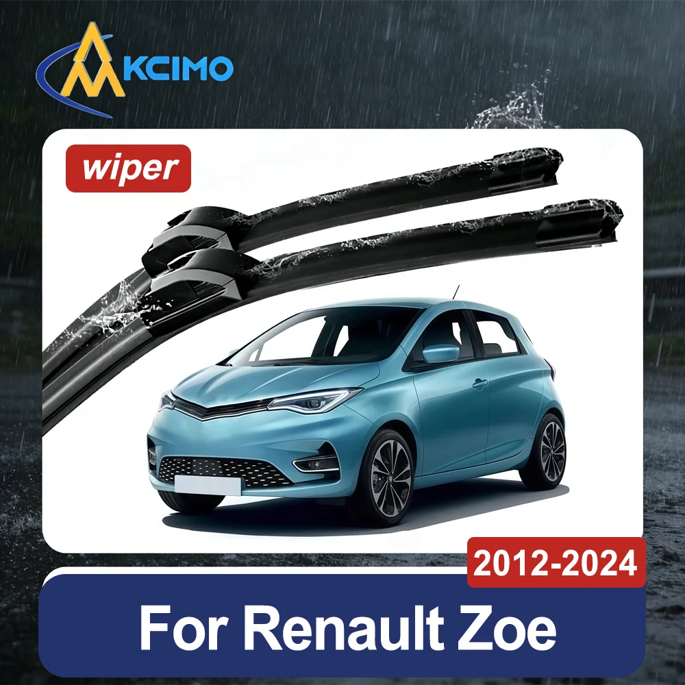 

Complete 2-Piece Set Windshield Wipers For Renault Zoe 2012-2024 All-Weather Performance Front Wiper Blades Replacement Kit