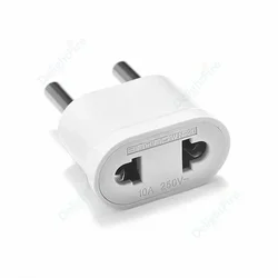 EU Travel Plug Adapter American US To EU Power Adapter Euro Socket Universal Adaptor 4.8mm Electrical Plug Converter AC Outlet